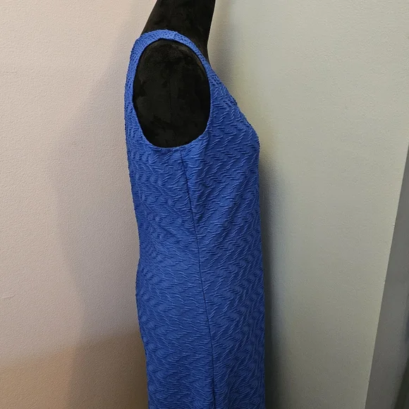 Sharagano Blue Sleeveless Maxi Dress - Size 10💙 - Picture 3 of 7